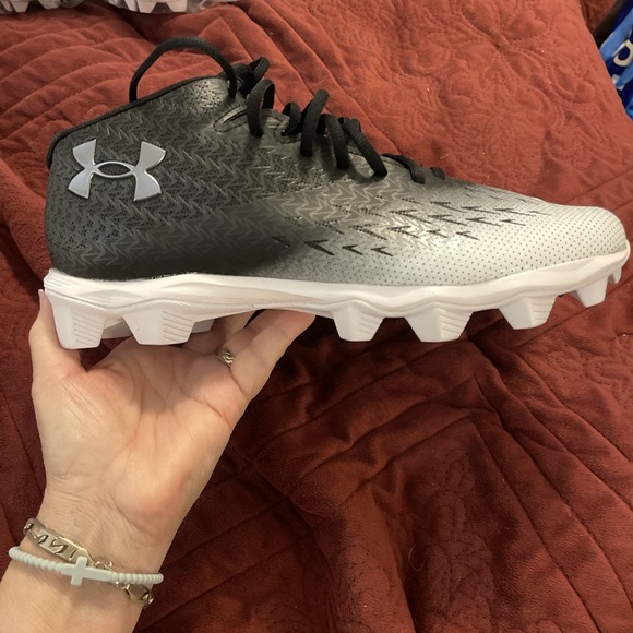 New‎ NWOB Men\'s Under Armour Spotlight Fran RM 4.0 Cleats #3027293-001 Size 11 main image 6